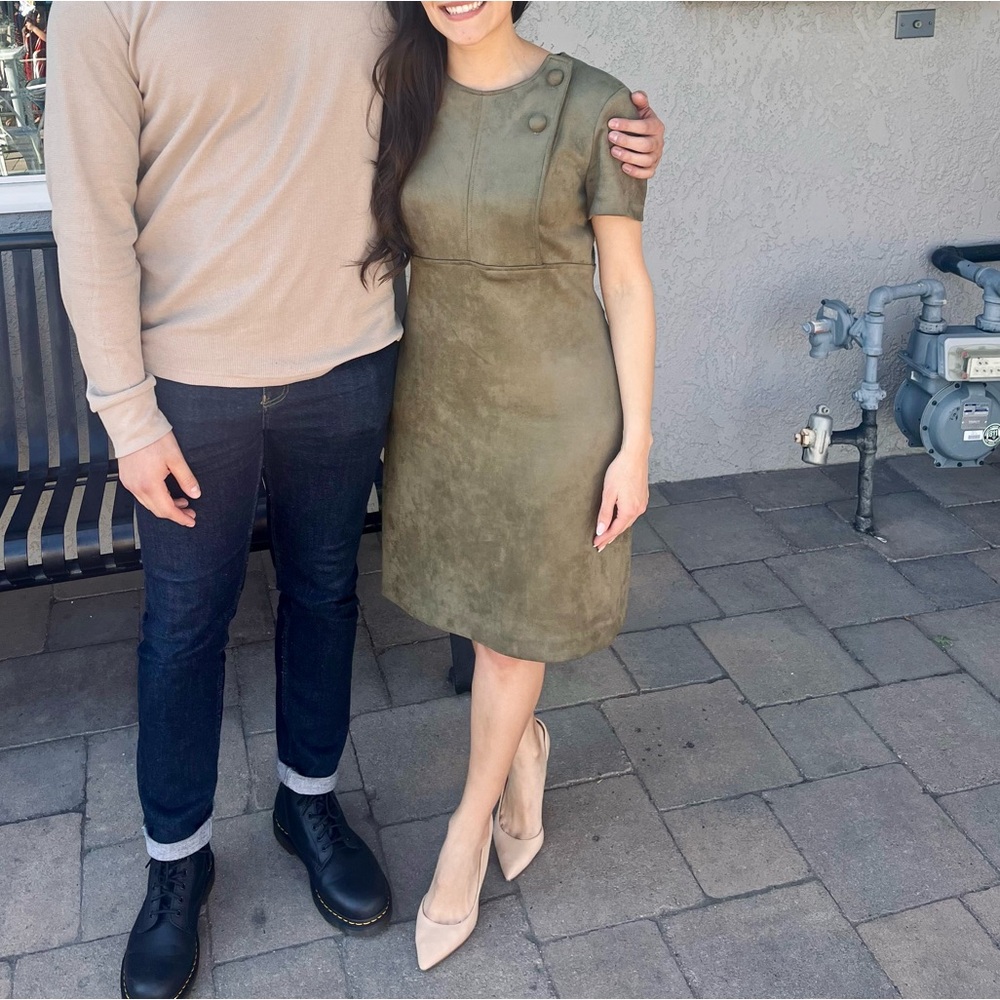 Calvin Klein Olive Green Dress